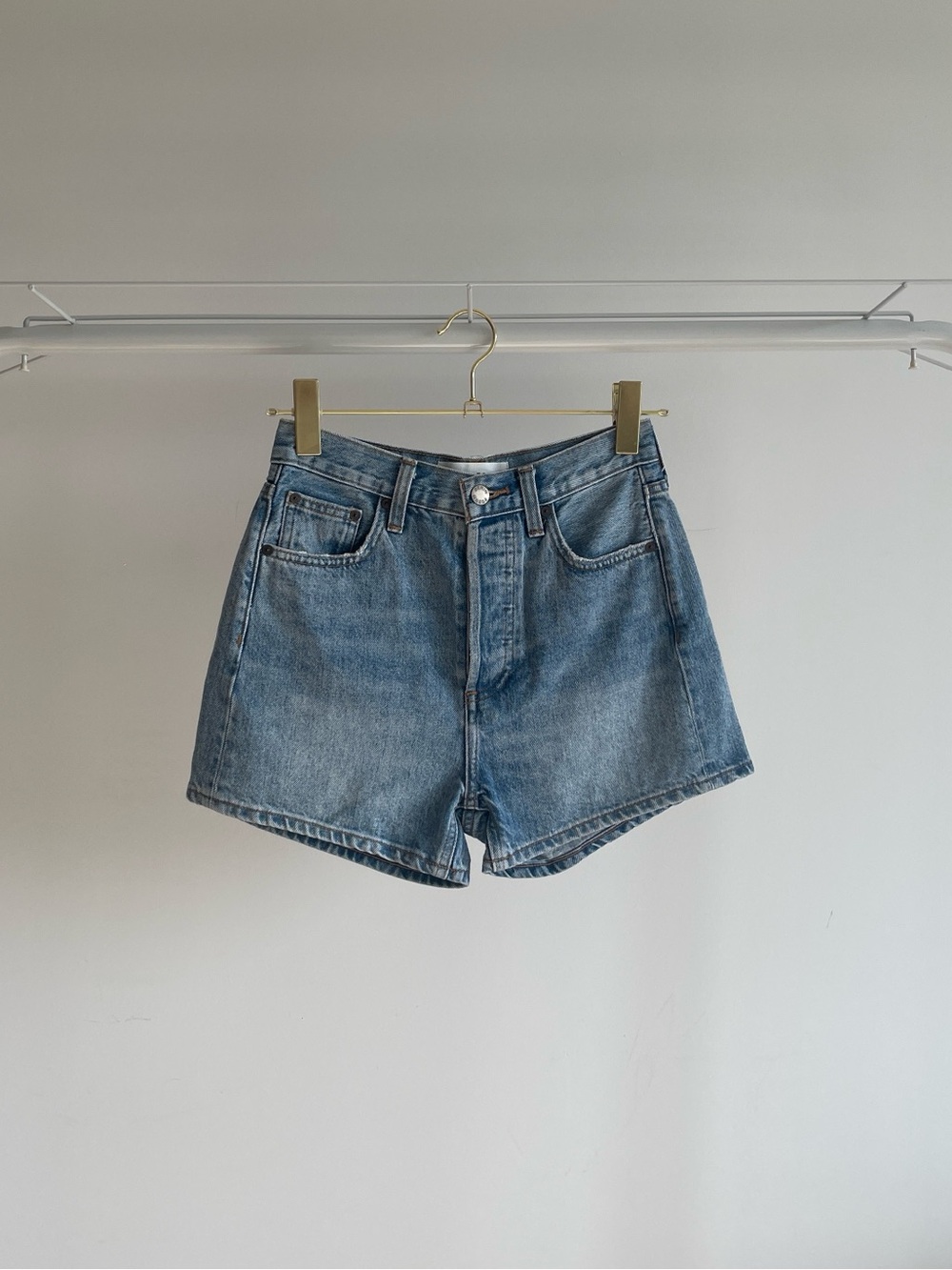 Aritzia Denim Forum High Rise Jean Shorts